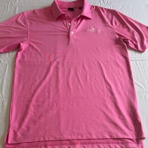 Dunning Golf Vibrant Pink Polo Shirt for Men